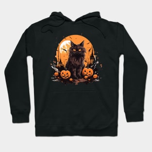 Norwegian Forest Cat Halloween, Cat Lover Hoodie